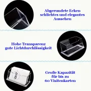 Acryl Display Visitenkarten Ständer