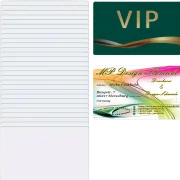VIP Metall-Visitenkarten