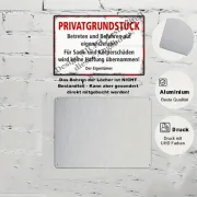 Aluminium Bilder und Schilder