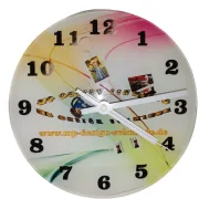 Glasuhr 20 cm Durchmesser