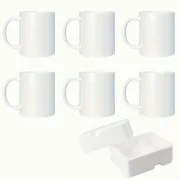 Keramik-Kaffeetasse, weiß