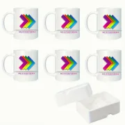 Keramik-Kaffeetasse, weiß