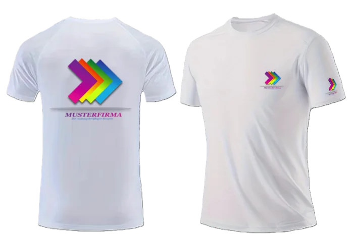 Wei&szlig;es, ultraleichtes Herren T-Shirts mit Rundhalsausschnitt