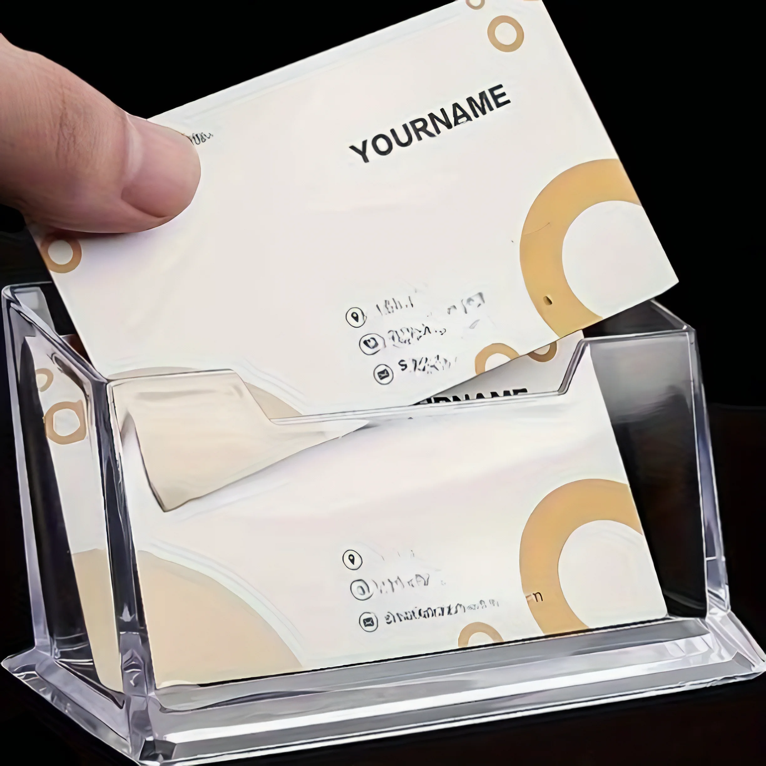 Acryl Display Visitenkarten Ständer