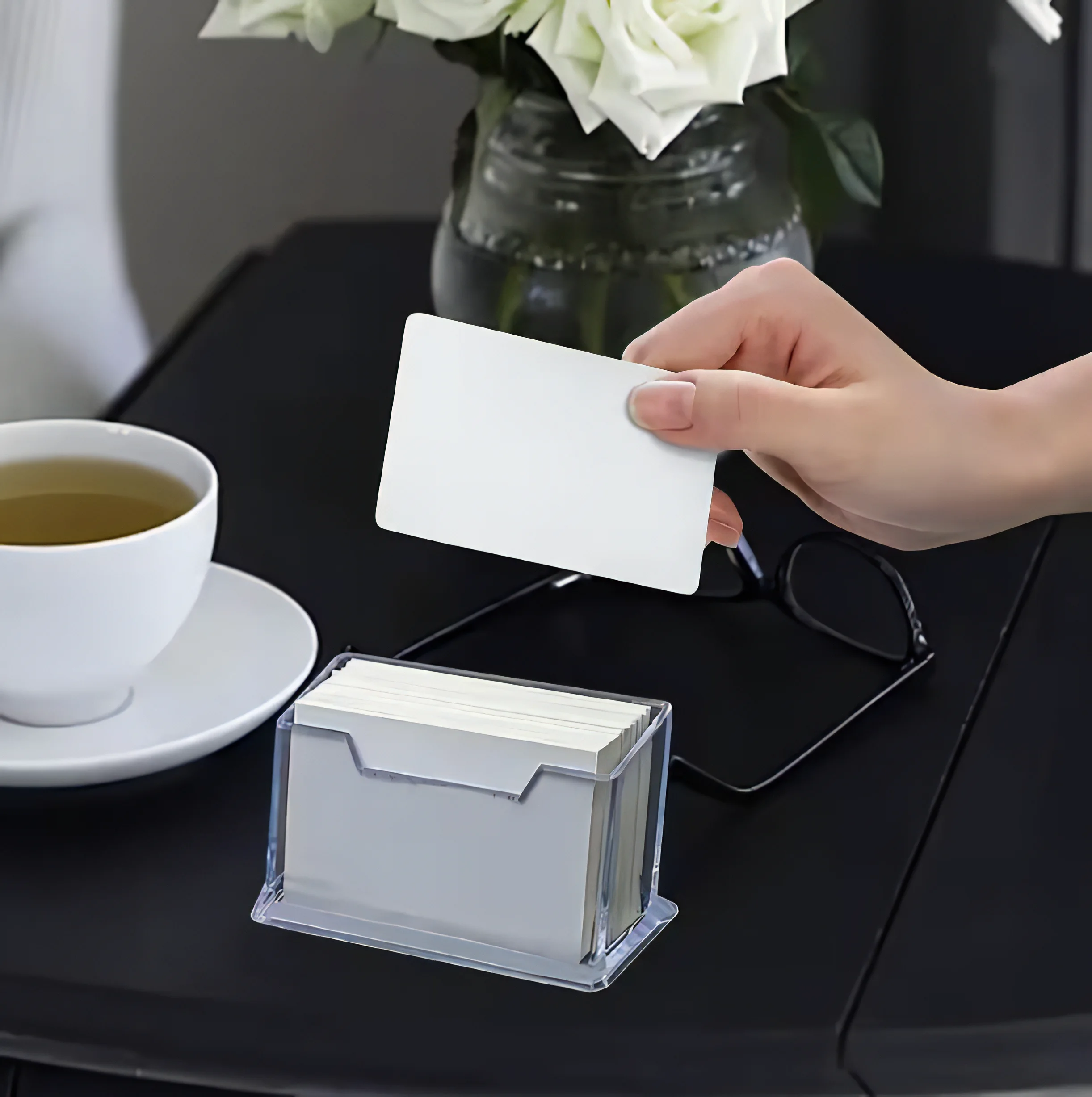 Acryl Display Visitenkarten Ständer