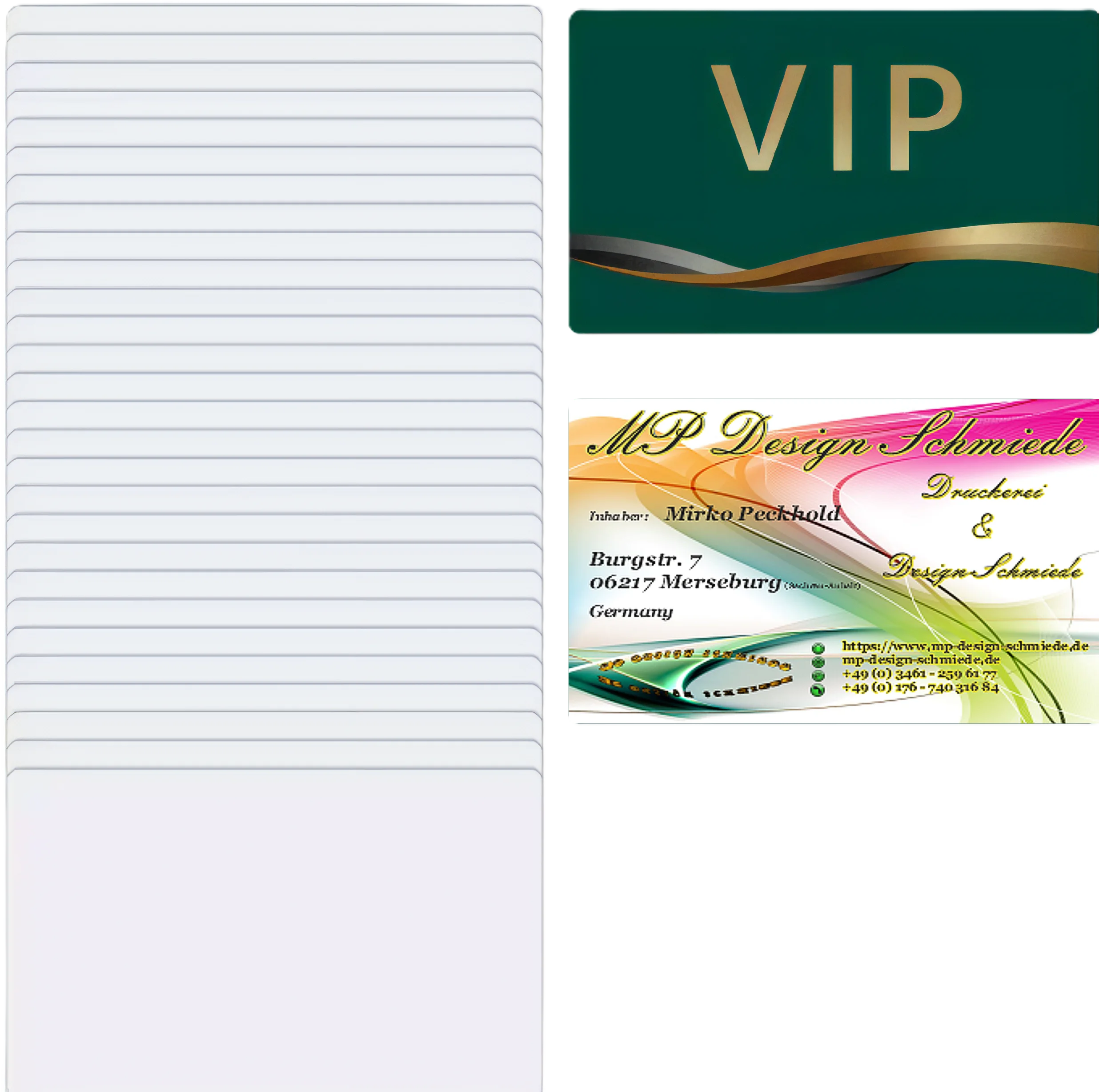 VIP Metall-Visitenkarten