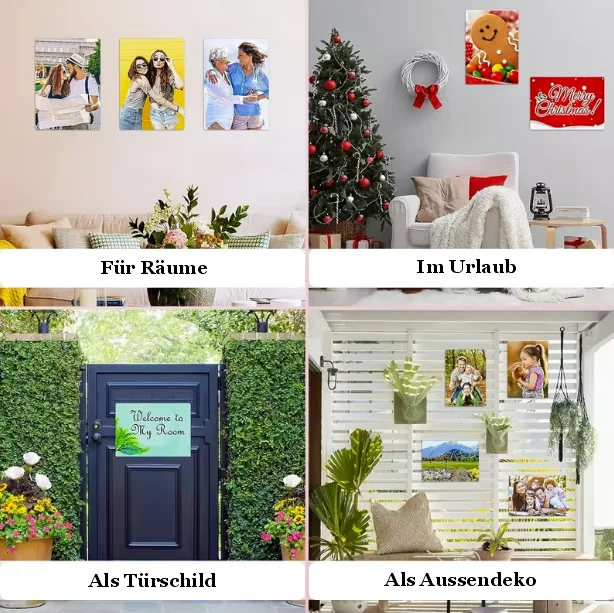 Aluminium Bilder und Schilder