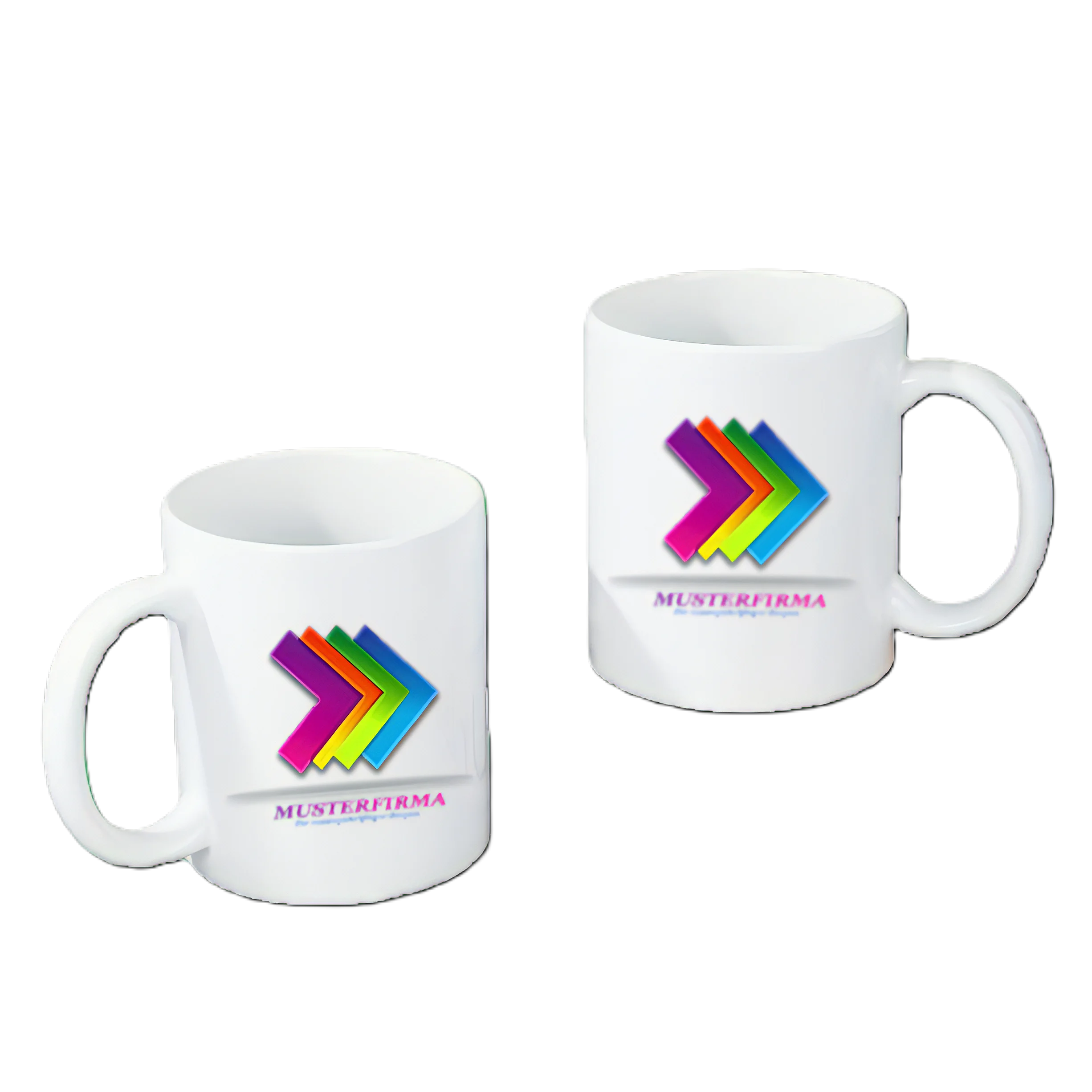 Keramik-Kaffeetasse, weiß