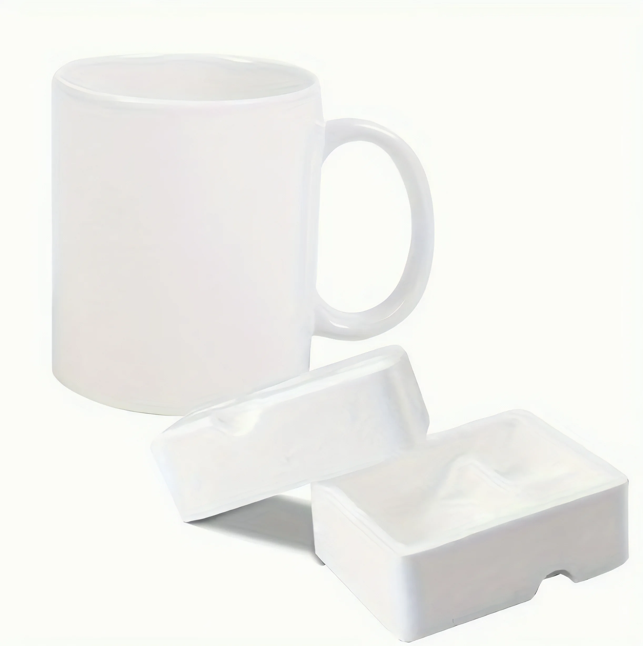 Keramik-Kaffeetasse, weiß