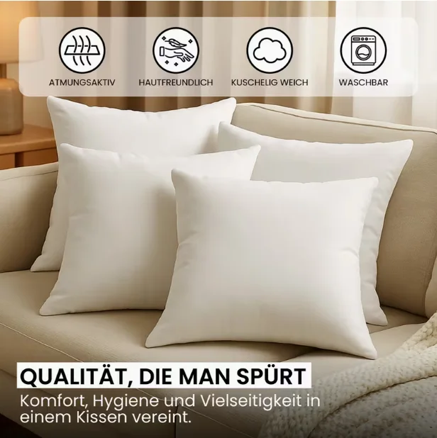 Kissen für Bett und als Dekokissen