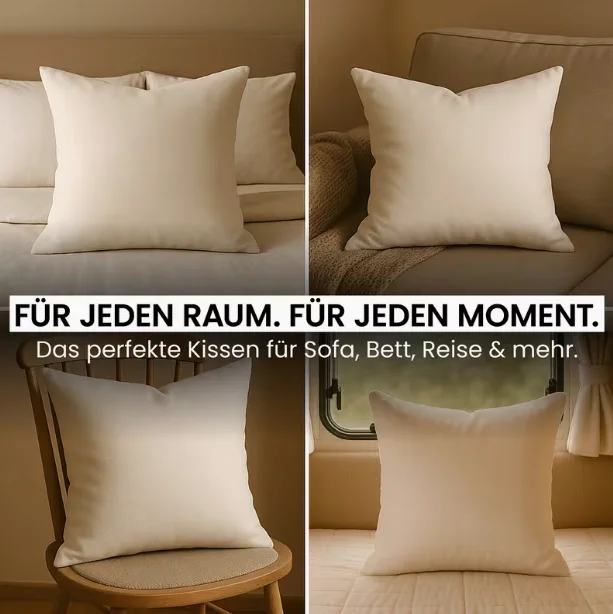 Kissen für Bett und als Dekokissen