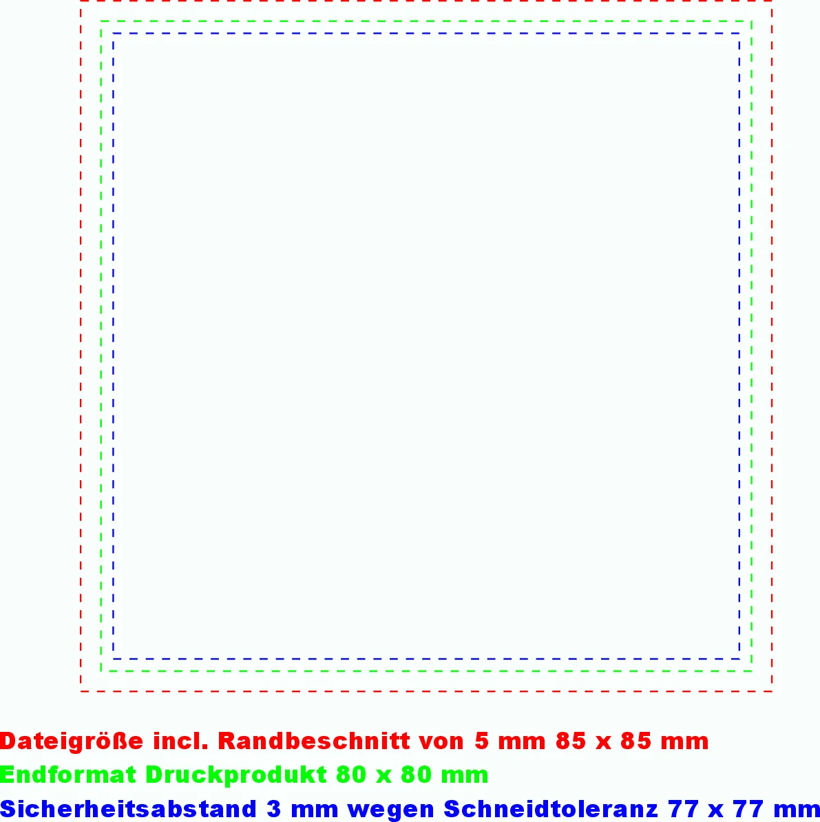 Vorlage für Armaufdruck